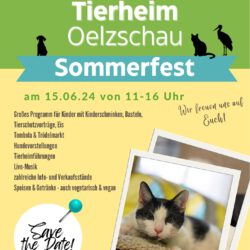 Sommerfest am 15.06.2024 im Tierheim Oelzschau