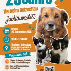 25 Jahre Tierschutzverein Leipziger Land e.V. – Feiert mit uns! ⭐